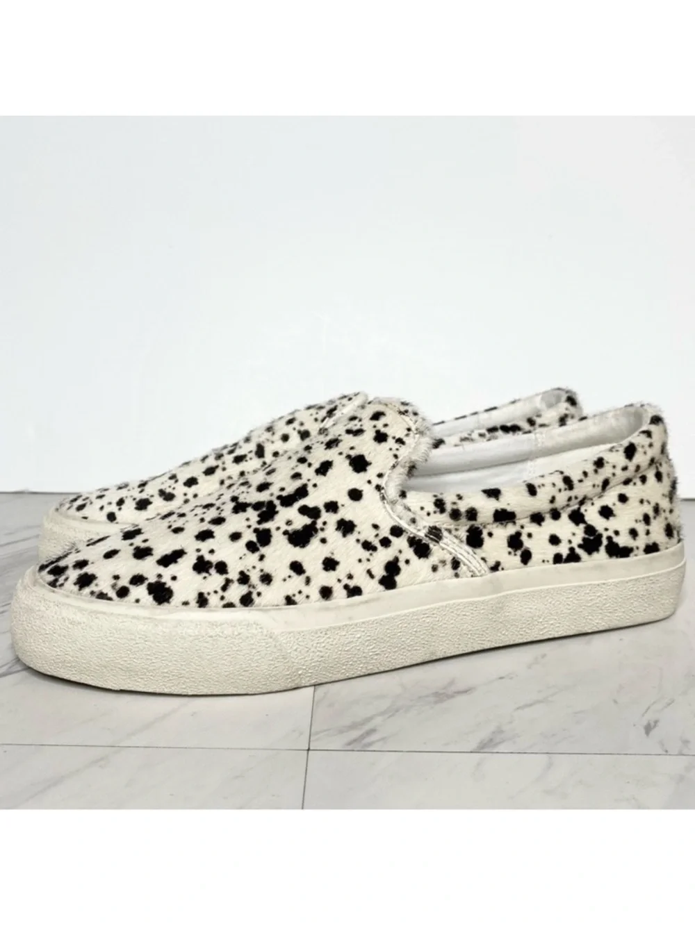 Madewell Sidewalk Slip On Spatter Painted Calf Hair Slip On 8M